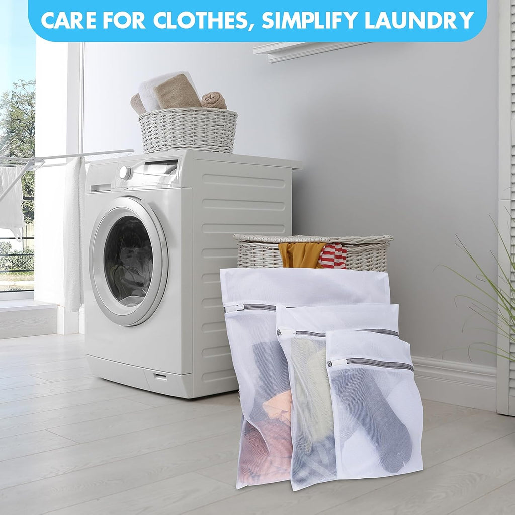 Mesh Laundry Wash Bags — 4 Large, 16 x 20 in