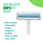 Reusable Pet Hair Remover Roller for Sofas & Car Seats