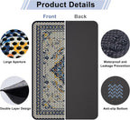 Large Double-Layer Cat Litter Mat — 26.8 × 46.5 in