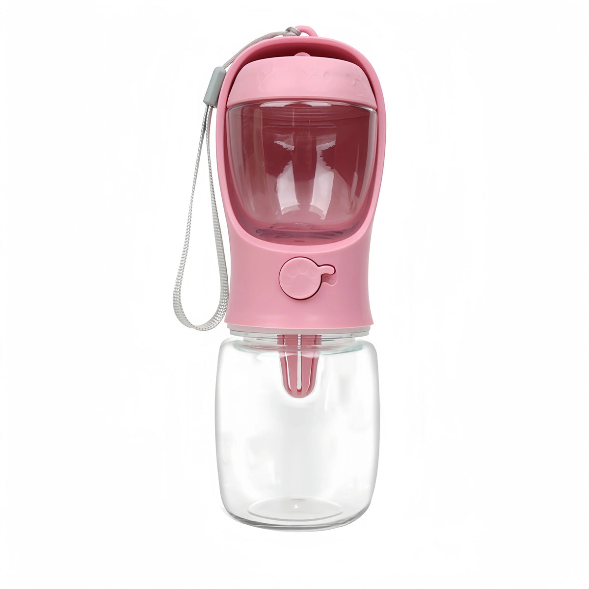 Portable Dog Water Bottle with Food Container – 350 ml