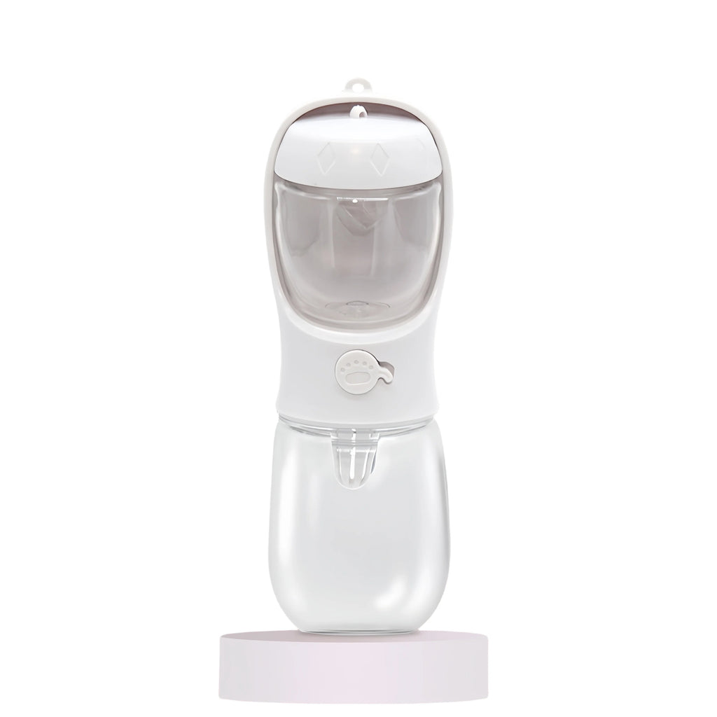 Portable Dog Water Bottle with Food Container – 350 ml