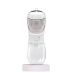 Portable Dog Water Bottle with Food Container – 350 ml