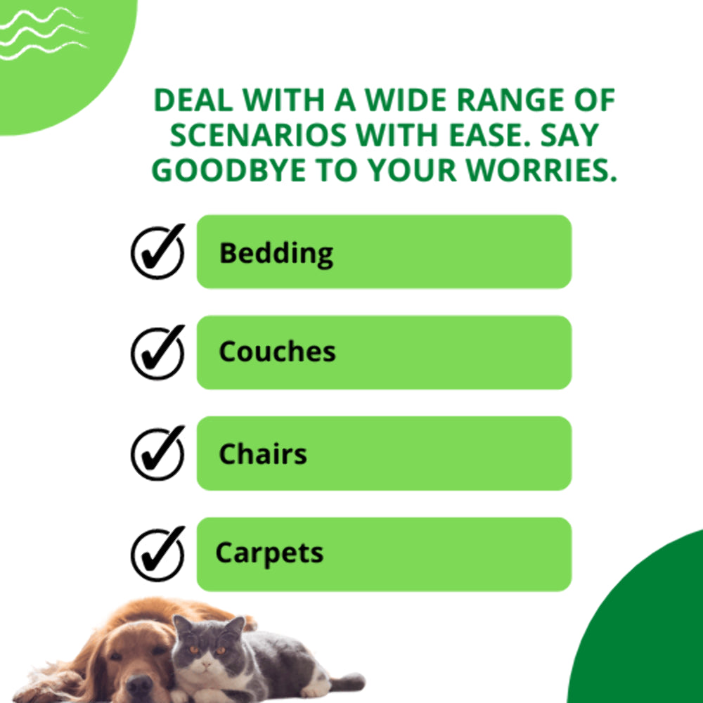 Reusable Pet Hair Remover Roller for Sofas & Car Seats